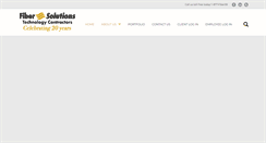 Desktop Screenshot of fiber-solutions.com